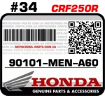 90101-MEN-A60 HONDA CRF250R