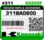 311BA0600 KAWASAKI KX250F