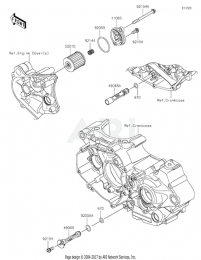 ФИЛЬТР МАСЛЯННЫЙ KX450F 2019