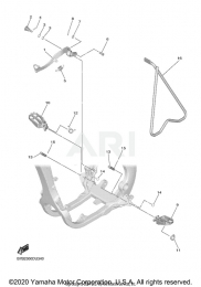 ПОДНОЖКИ YZ250F 2021