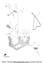 ПОДНОЖКИ YZ250F 2022