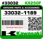 33032-1189 KAWASAKI KX250F