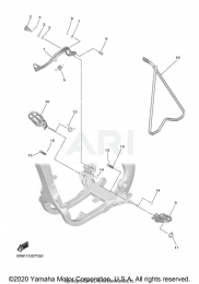 ПОДНОЖКИ YZ450F 2020