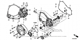 ПРАВАЯ КРЫШКА КАРТЕРА CRF250R 2020