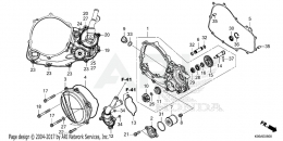 ПРАВАЯ КРЫШКА КАРТЕРА CRF250R 2022