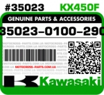 35023-0100-290 KAWASAKI KX450F