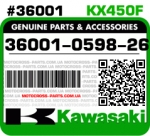 36001-0598-266 KAWASAKI KX450F