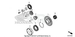 МЕХАНИЗМ ЭЛЕКТРОСТАРТЕРА CRF450R 2020