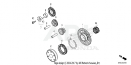 МЕХАНИЗМ ЭЛЕКТРОСТАРТЕРА CRF450R 2021