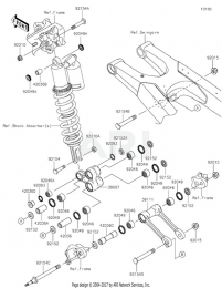 РЫЧ-НАЯ СИ-МА ЗАДНЕЙ ПОДВЕСКИ KX250F 2020