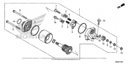 ЭЛЕКТРОСТАРТЕР CRF250R 2020