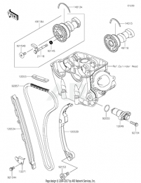 РАСПРЕДВАЛ + КЛАПАНЫ KX250F 2020