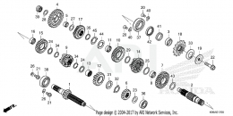 КОРОБКА СКОРОСТЕЙ CRF250R 2022