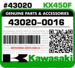 43020-0016 KAWASAKI KX450F