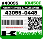 43095-0448 KAWASAKI KX450F