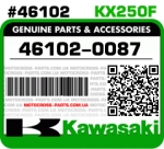 46102-0087 KAWASAKI KX250F