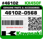 46102-0568 KAWASAKI KX450F