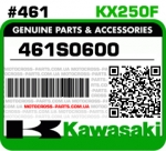 461S0600  KAWASAKI KX250F