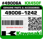 49006-1242 KAWASAKI KX450F