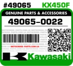 49065-0022 KAWASAKI KX450F