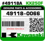 49118-0066 KAWASAKI KX250F