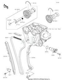 РАСПРЕДВАЛ + КЛАПАНЫ KX250F 2022