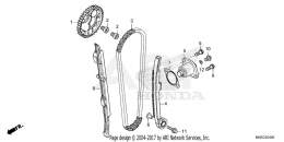 ЦЕПЬ ГРМ CRF450R 2021