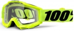 Мото очки 100% ACCURI OTG Goggle Fluo Yellow - Clear Lens