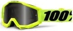 Мото очки 100% ACCURI SAND Goggle Fluo yellow - Grey Smoke Lens