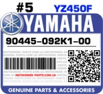 90445-092K1-00 YAMAHA YZ450F