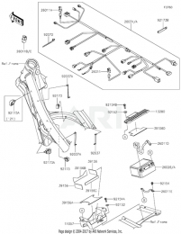 ПРОВОДКА KX250F 2022