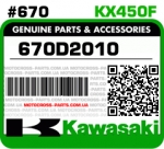 670D2010 KAWASAKI KX450F