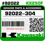 92022-304 KAWASAKI KX250F