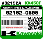 92152-0595 KAWASAKI KX450F