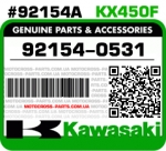 92154-0531 KAWASAKI KX450F