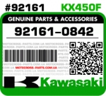 92161-0842 KAWASAKI KX450F