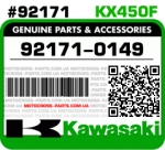 92171-0149 KAWASAKI KX450F