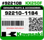 92210-1184 KAWASAKI KX250F