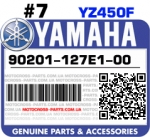 90201-127E1-00 YAMAHA YZ450F