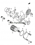 МАСЛОНАСОС #2 (ОРИГИНАЛ) SUZUKI RMZ250 ― MOTOCROSS-PARTS.COM.UA